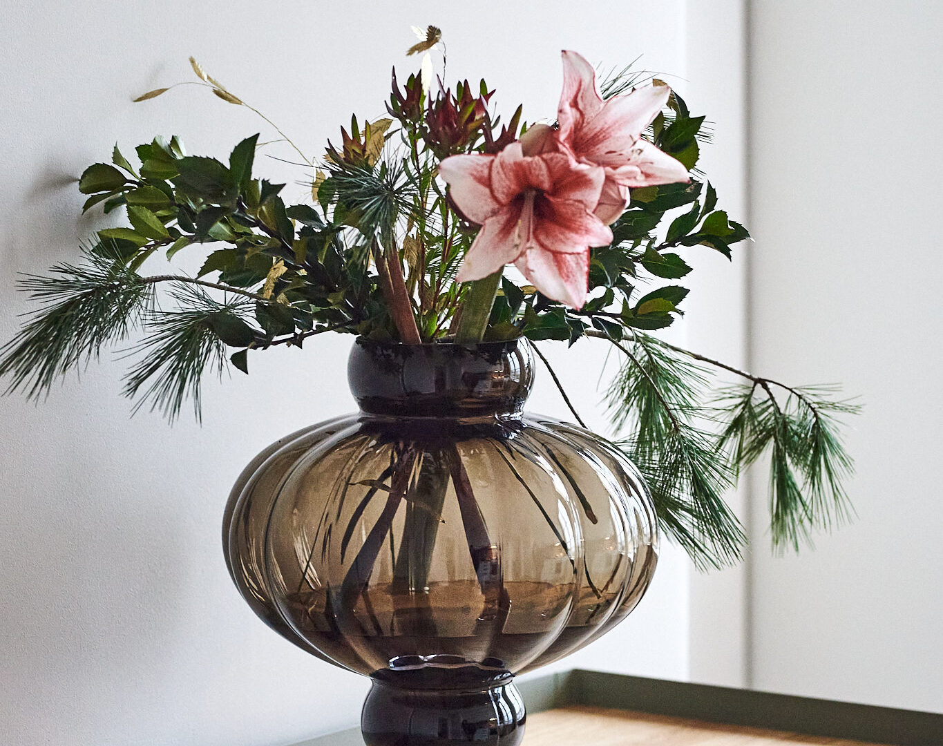 Amaryllis bukett hållbara blommor